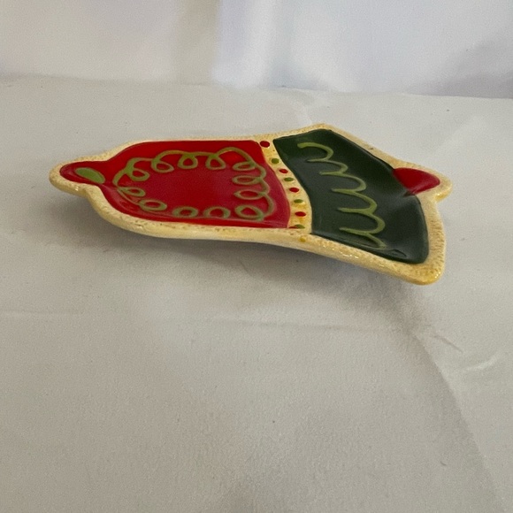 Fitz And Floyd Sugar Coated Christmas Bell Snack Plate - Picture 2 of 8